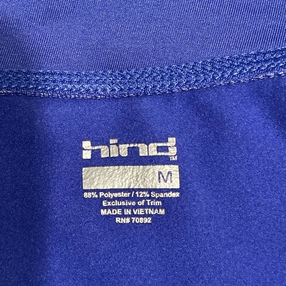 Hind Purple High Neck Athletic Jacket Full Zip Offset Medium Pre-owned‎ - Picture 7 of 11